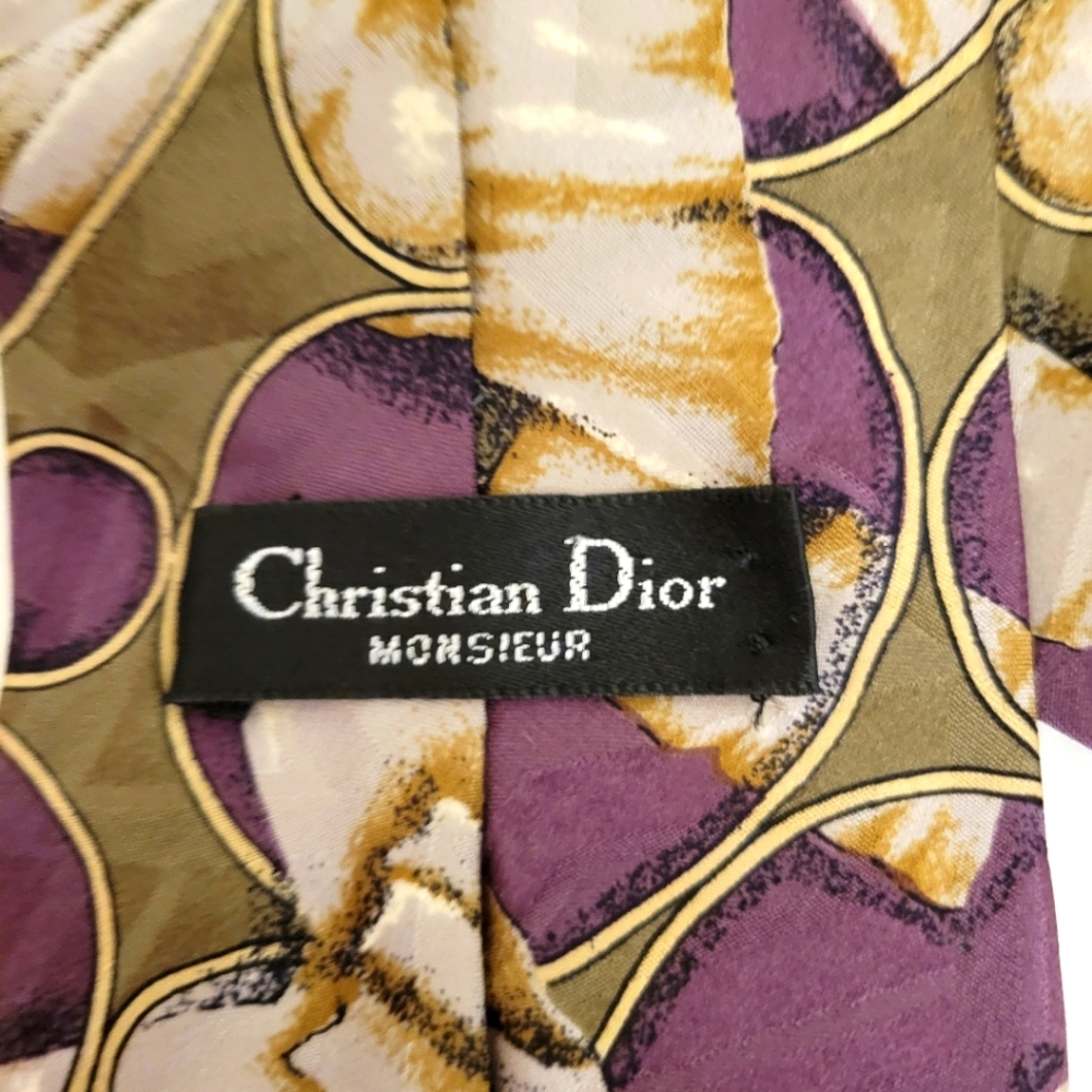 Christian Dior Monsier men's tie pre-owned - Picture 5 of 6